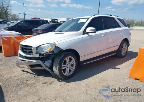 2015 Mercedes-Benz Ml 350 из США, поврежденный, VIN 4JGDA5JBXFA530535